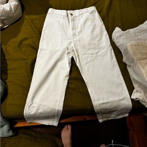 Big bud press extra large white work pants
